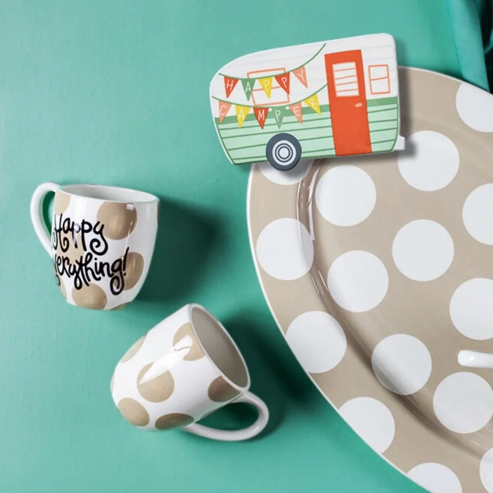 Happy Everything! Neutral Dot Mug